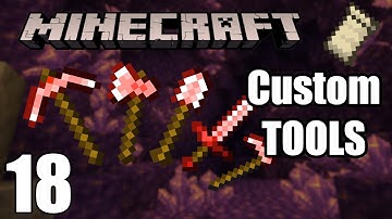 Minecraft, but WE ADD CUSTOM TOOLS with Fabric
