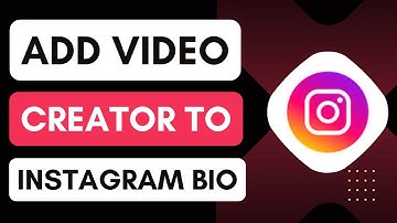 How To Add Video Creator To Instagram Bio