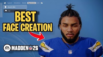 *NEW* BEST DRIPPY FACE CREATION TUTORIAL in Madden 26 SUPERSTAR!