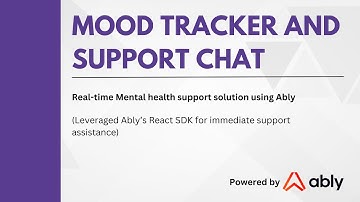 Mood Tracker and Support Chat