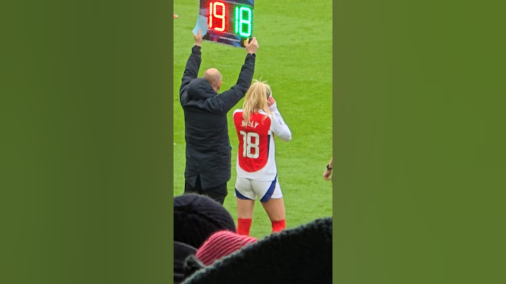 CHLOE KELLY SUBBED ON FOR ARSENAL: Arsenal Women v Tottenham Women