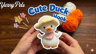 Crochet a Baby Duck in a Hat & Bib 🐤 Easy Amigurumi for Beginners