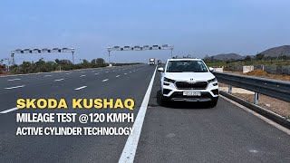 SKODA KUSHAQ 1.5 DSG Mileage Test | Delhi Vadodra Mumbai Expressway