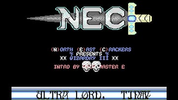 NEC Intro - Commodore 64 - C64 - Wizardry III - Cracktro
