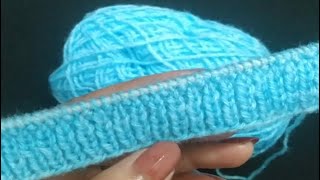 Learn Easy Simple Border & Simple Fande (Hindi) Jassi Knitting for Baby