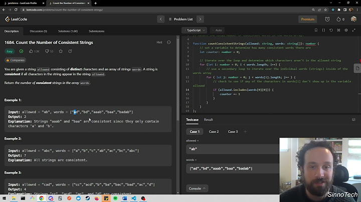 Count the Number of Consistent Strings - TypeScript