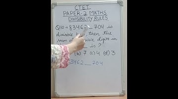 Divisibility rule of 3 Important Question, CTET paper 2 Maths #ctetexam2025 #ctetmathsclass