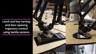 Autonomous manipulation of keys, latches and hinges