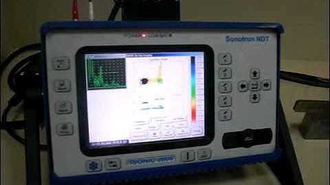 FRP Ultraschallprüfung - C-Scan mit dem ISONIC 2006 - mechanikfreies Scannersystem