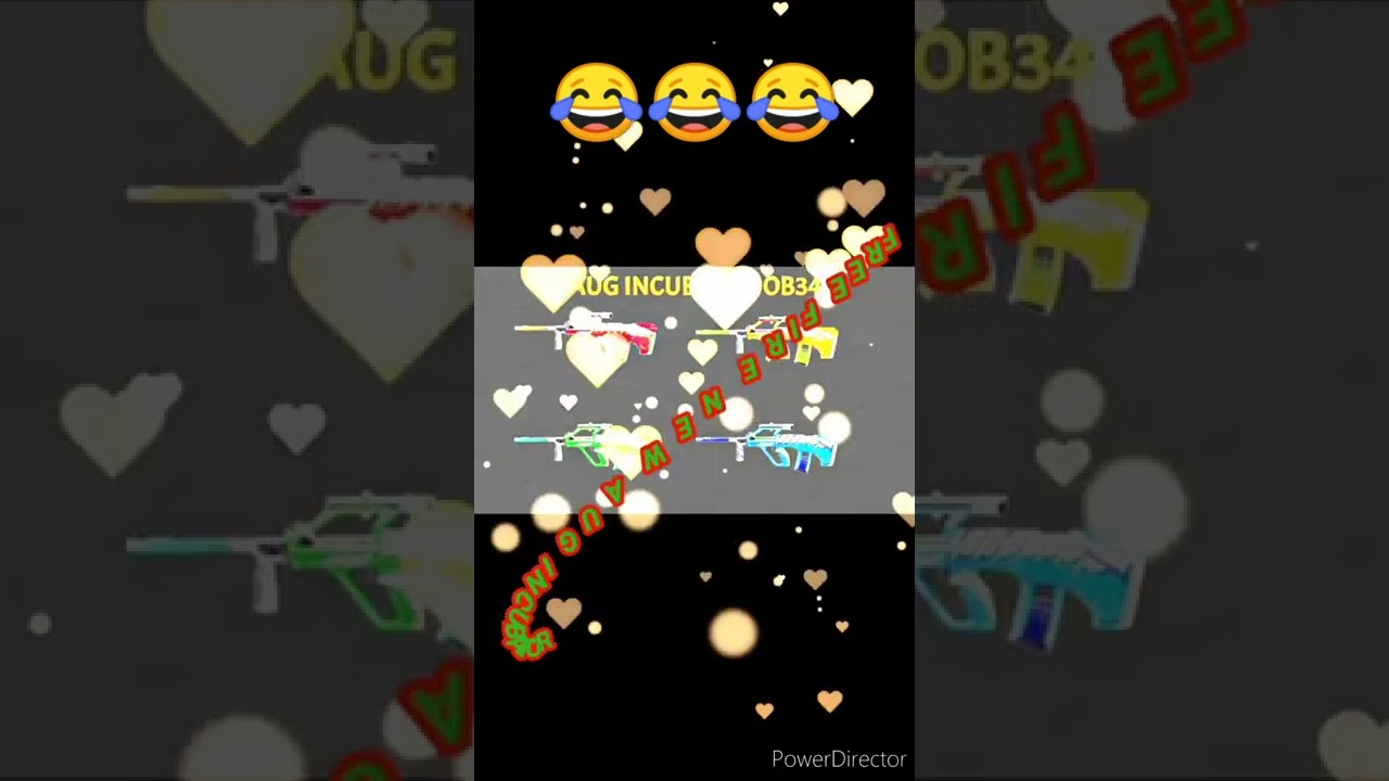 FREE FIRE NEW AUG GUN INCUBATOR 