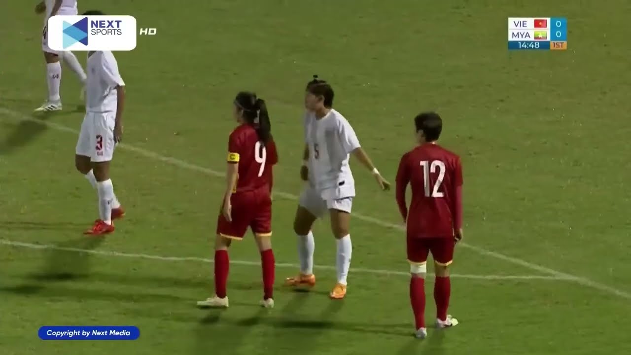 Nữ Việt Nam vs Nữ Myanmar | Khoảnh Khắc Nghẹt Thở, Đối Thủ Bất Lực