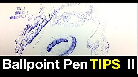 Drawing Quick Tips | Simple Ballpoint Pen Shading Tips Pt 2