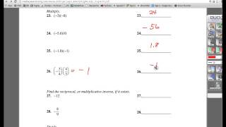 AE Math 100 1.2 Operations with Real Numbers