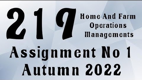 AIOU Code 219 Solved Assignment No.1 Autumn 2022 #aiou #aiousolveassignments