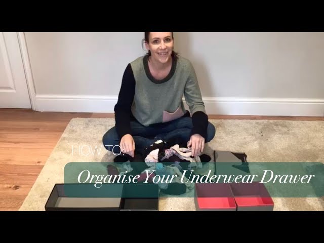 How to organize your drawers underwear + Bras #organizingtiktok #lifeh