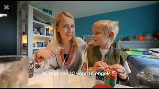 Hij had een 10 voor zijn Engels🤓