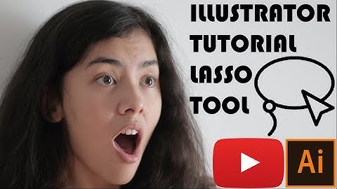Adobe illustrator tutorial for beginners | lasso tool adobe illustrator | Design with Anees