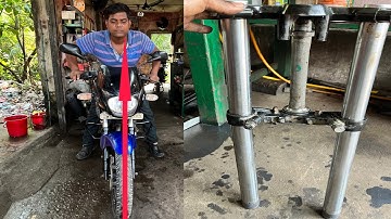 Bajaj Pulsar Handle Band Repair | how to repair bike handle bend