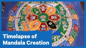 Timelapse of Mandala Creation | IC News | Ithaca College