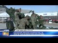 United States Marine Corps showcasing the Howitzer at San Diego Fleet Week