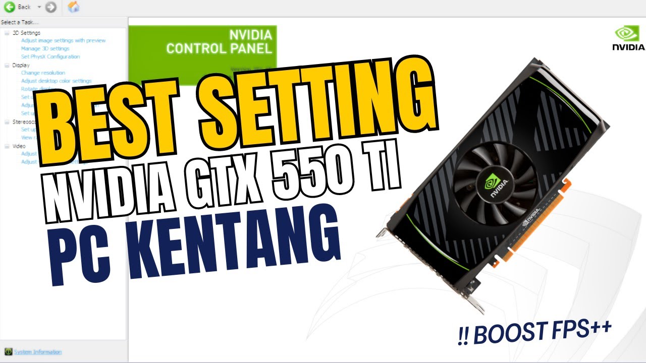 Cara setting nvidia control panel untuk fps maksimal terbaru 2024