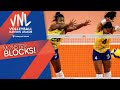 Brazils carol silva monster blocks at 2022 vnl