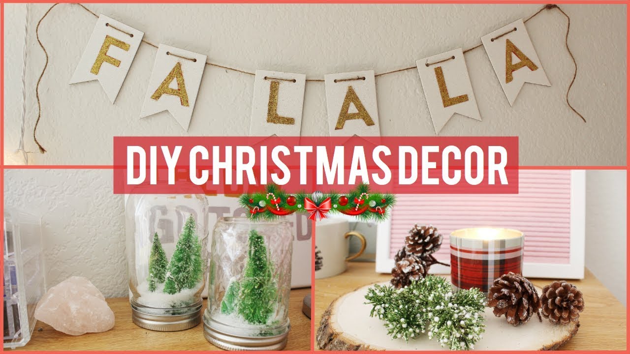 CHRISTMAS DIY ROOM DECOR  Easy and Cheap Ideas for the Holidays!  YouTube