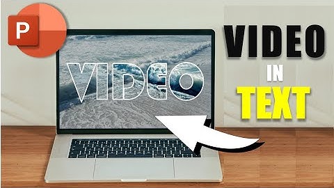 How to merge video and text in PowerPoint? | PowerPoint background video 2025 #powerpoint