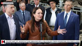 🇺🇸 Secretary of Agriculture Brooke Rollings Holds Fertilizer Press Briefing [LIVE]