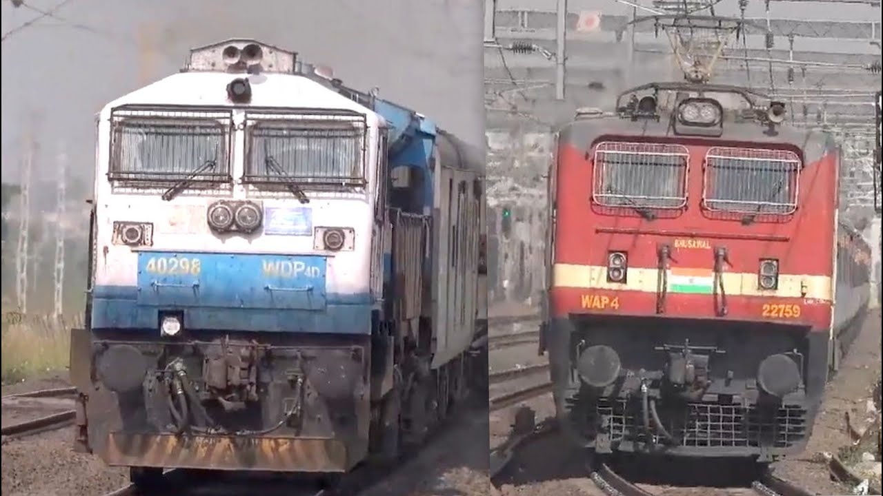 Powerful Train Horns & Great Train Spottings On Western Railway - Double Decker, Avadh Express Etc !