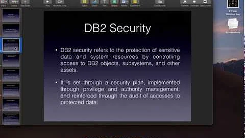Security in DB2