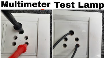 How to Check Earthing is Provided or Not? Earthing Check with Test lamp |Earth Check with multimeter