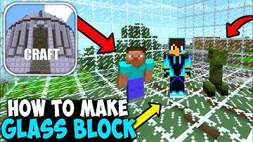 How To Make A Glass Trap Map In Minicraft | Multiplayer New Survival Walkthrough Gameplay Part 1
