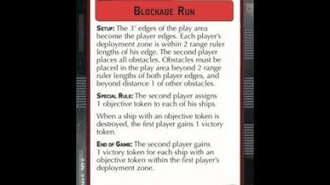 How-to play Objective "Blockade Run" - Star Wars Armada Explained (SWAE)