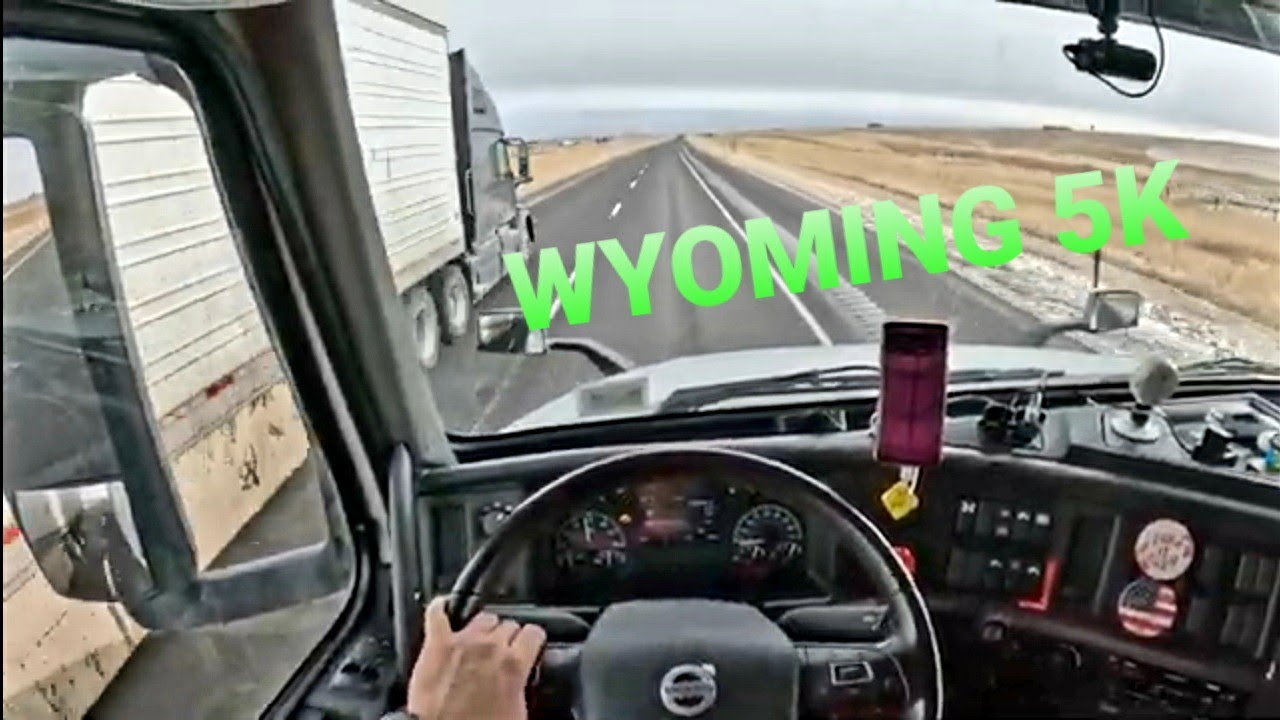 4K Truck POV in Wyoming | Epic USA Road Vibes from the Driver’s Seat