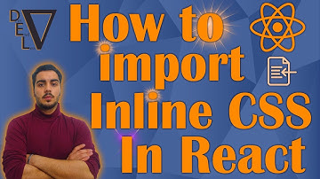 How to import Inline CSS in React JS , Developing , React Js for beginners , React , JS , CSS 💎🛠️💻