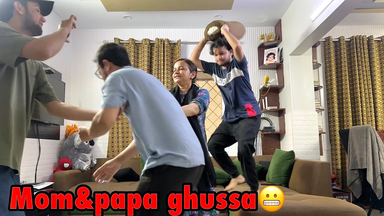 Fight prank kardiya mama papa ke sath😂 | papa ko serious ghussa agaya😤
