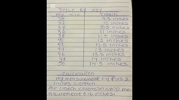 Crotch for different hip measurement🤗💕.#howto #diy #shortvideo #crotch #trousers