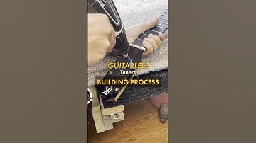 Installing Tuners on a Guitarlele! #processreel
