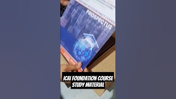ICAI study material #icai #studymaterial #foundationcourse #ca #icai #charteredaccountant #shorts