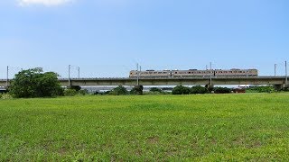 2017/08/28-柴聯自強號3100型8788次,頭前溪橋通過.