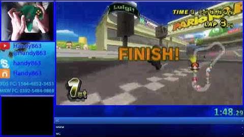 [TWITCH STREAM] Mario Kart Wii...with the N64 Controller? (Handcam)