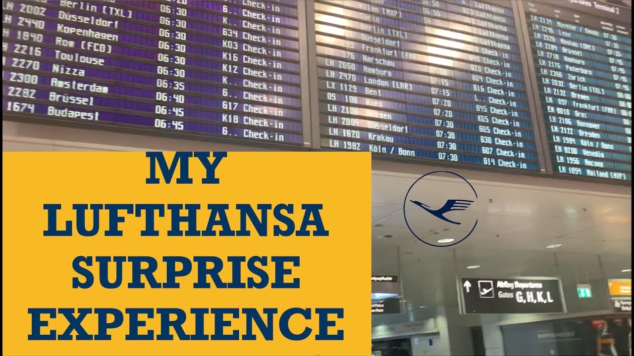 Where Lufthansa Surprise Took Me Youtube