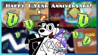 1 Year Anniversary Highlights with @DailyDoseGD // Geometry Dash