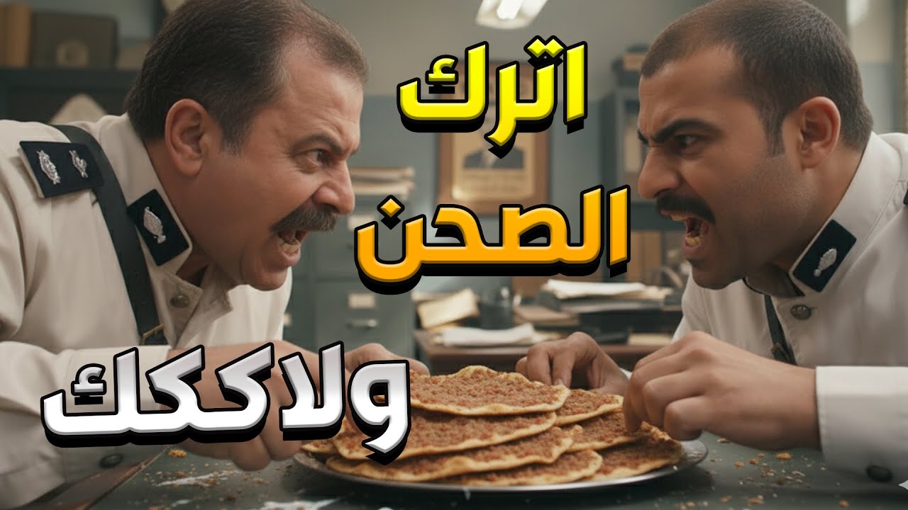 الله غضب على أبو جودت وسمح لمساعدو مزين ياكل معو صفيحة هههه   باب الحارة