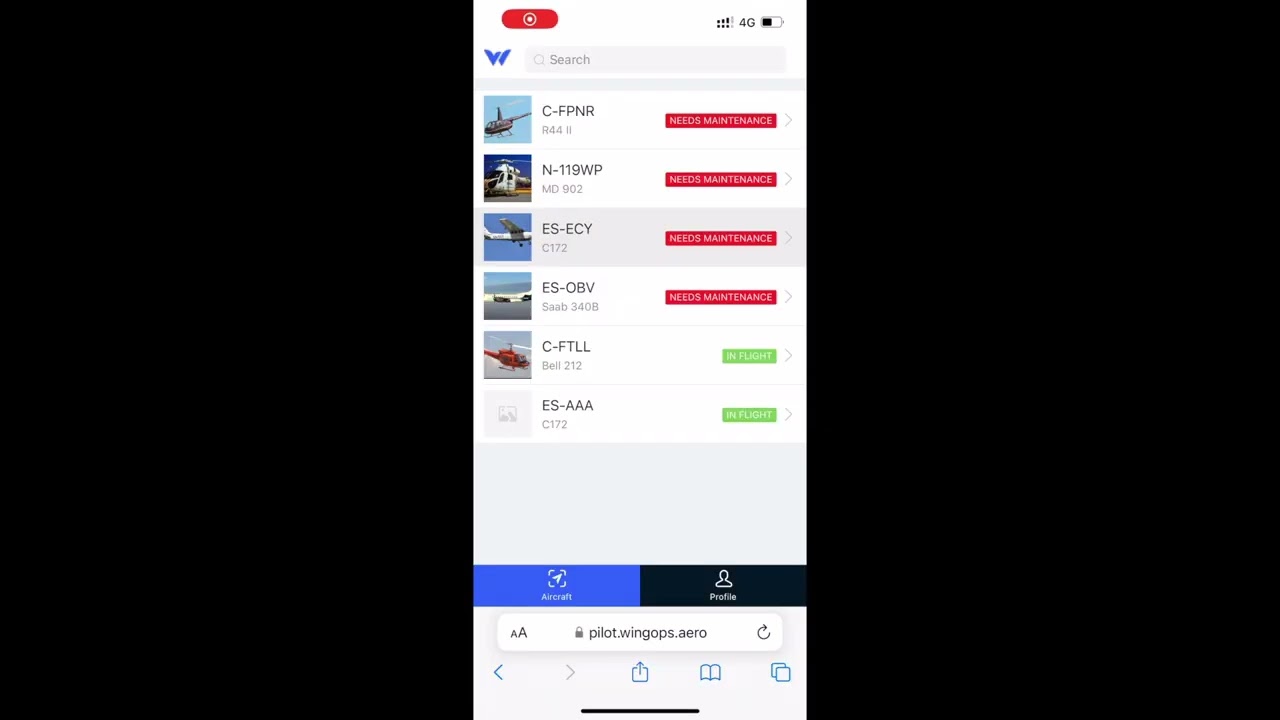 Electronic aircraft technical logs