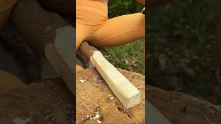 Thumbnail for This Girl shows the Smart Way of starting fire🔥👩🚒 #camping #fire #outdoors #bushcraft #survival