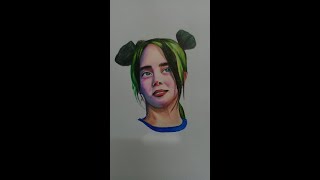 Drawing Billie Eilish Erfan Rezayi