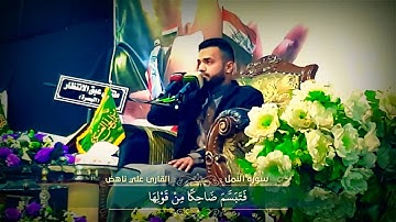 (فَتَبَسَّمَ ضَاحِكًا مِنْ قَوْلِهَا ..) بمقام النهاوند//القارئ علي ناهض .