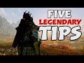 Skyrim - Five LEGENDARY Tips to make your playthrough EASIER!